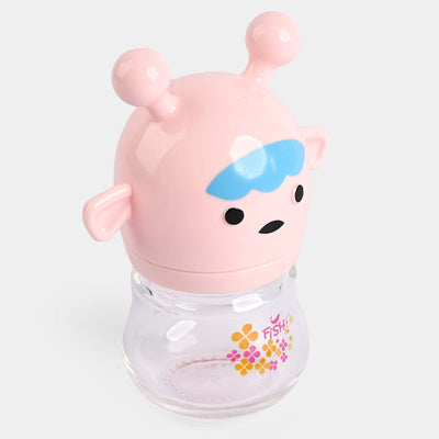 Fish Baby Glass Feeding Bottle 80Ml | Pink