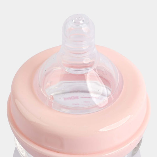 Fish Baby Glass Feeding Bottle 80Ml | Pink