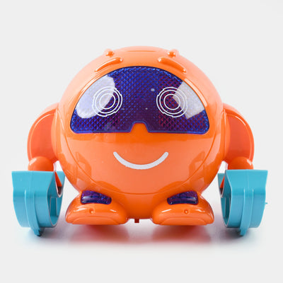 Rolling Robot Light & Musical Toy For Kids