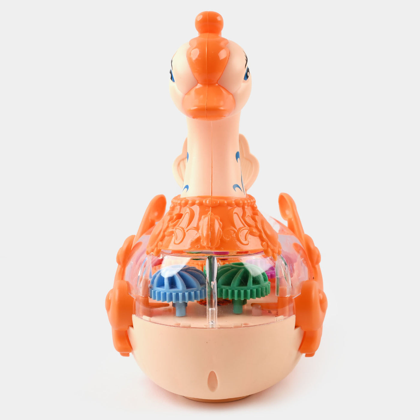 Transparent Gear Swan With Light & Music For Kids