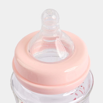 Fish Baby Glass Feeding Bottle 120Ml | Pink