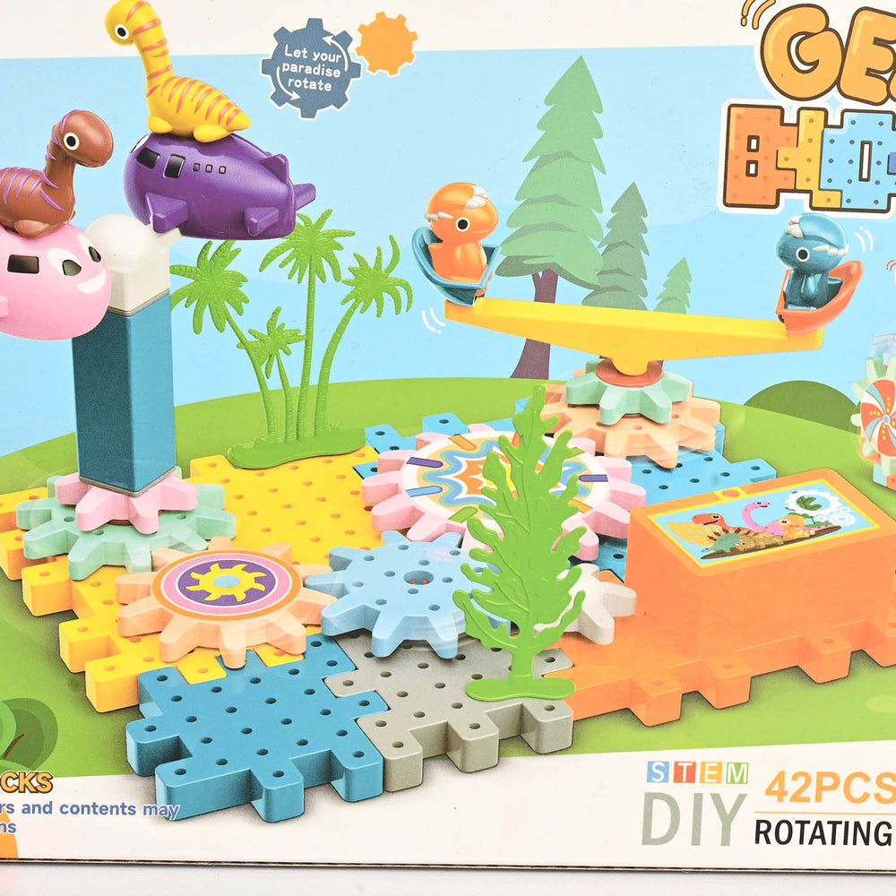 Gear Block - Rotating Blocks Play Set for Kids