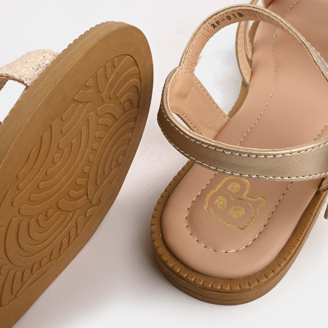 Girls Sandal ZP-019-Golden