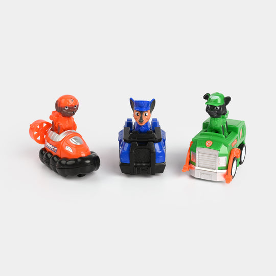 Dog Patrol Mini Vehicle Set – 6 Pieces