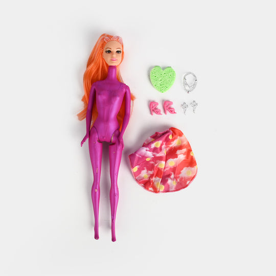 Surprise Doll Color Reveal Fashion Doll Toy
