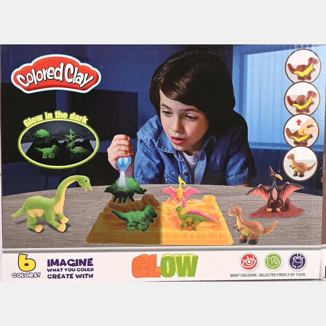 Colored Clay | Glow in the Dark Craft Set