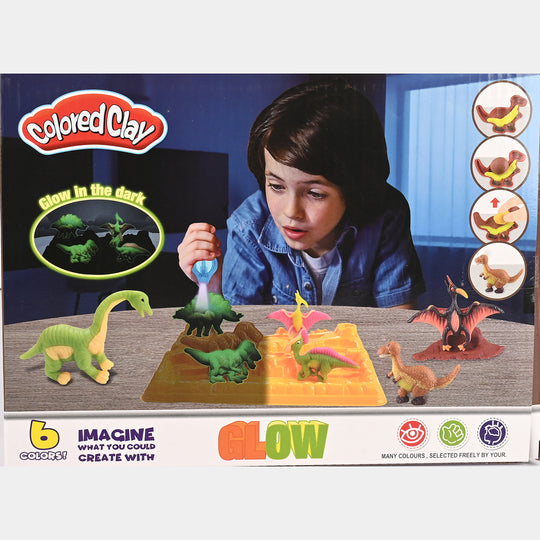 Colored Clay | Glow in the Dark Craft Set