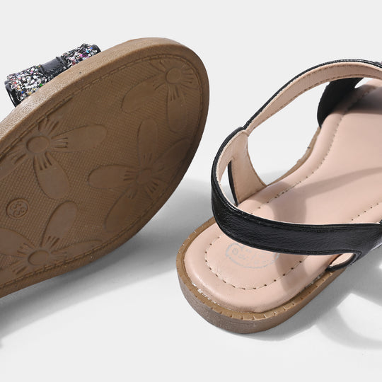 Girls Sandal 1345-BLACK