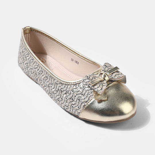 Girls Pumps ZP-103-GOLDEN