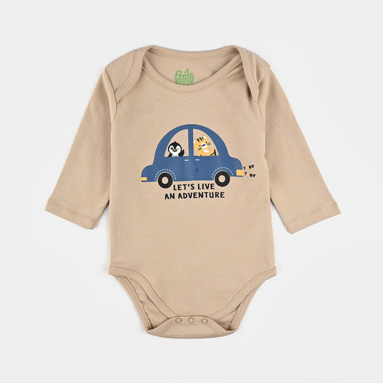 Infant Boys Cotton Interlock Romper F/S LIVE ADVENTURE