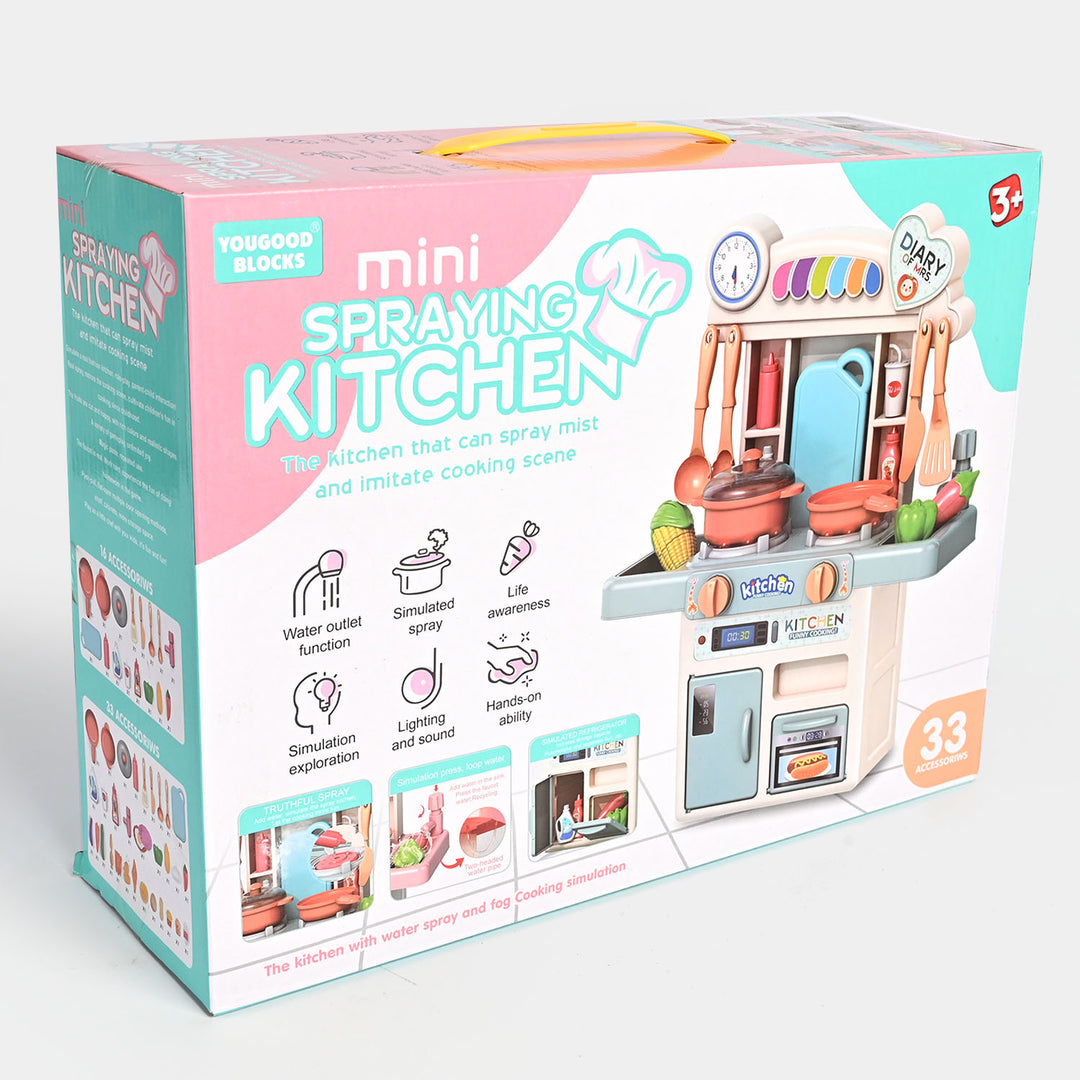 Kitchen Play Set With Light & Sound