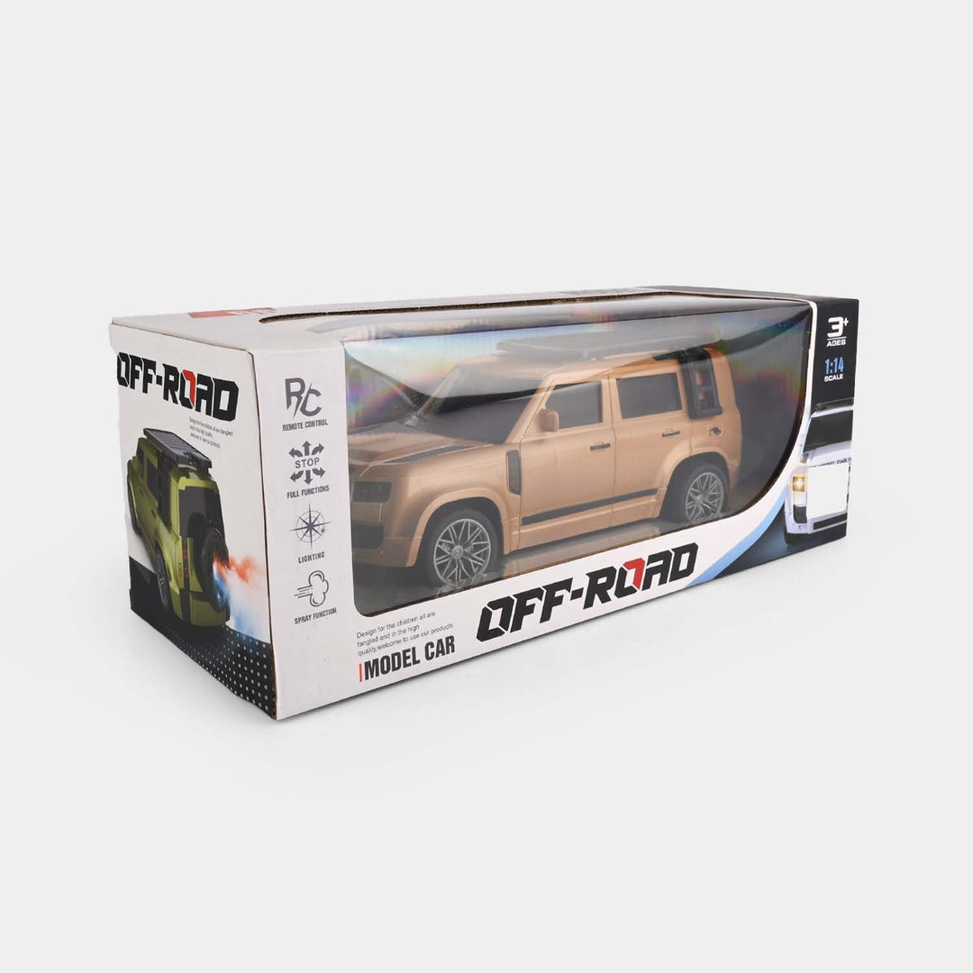 Remote Control Car With & Light & Spray