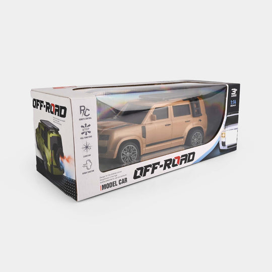Remote Control Car With & Light & Spray