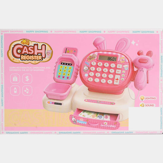 Cash Register With Calculator & Light