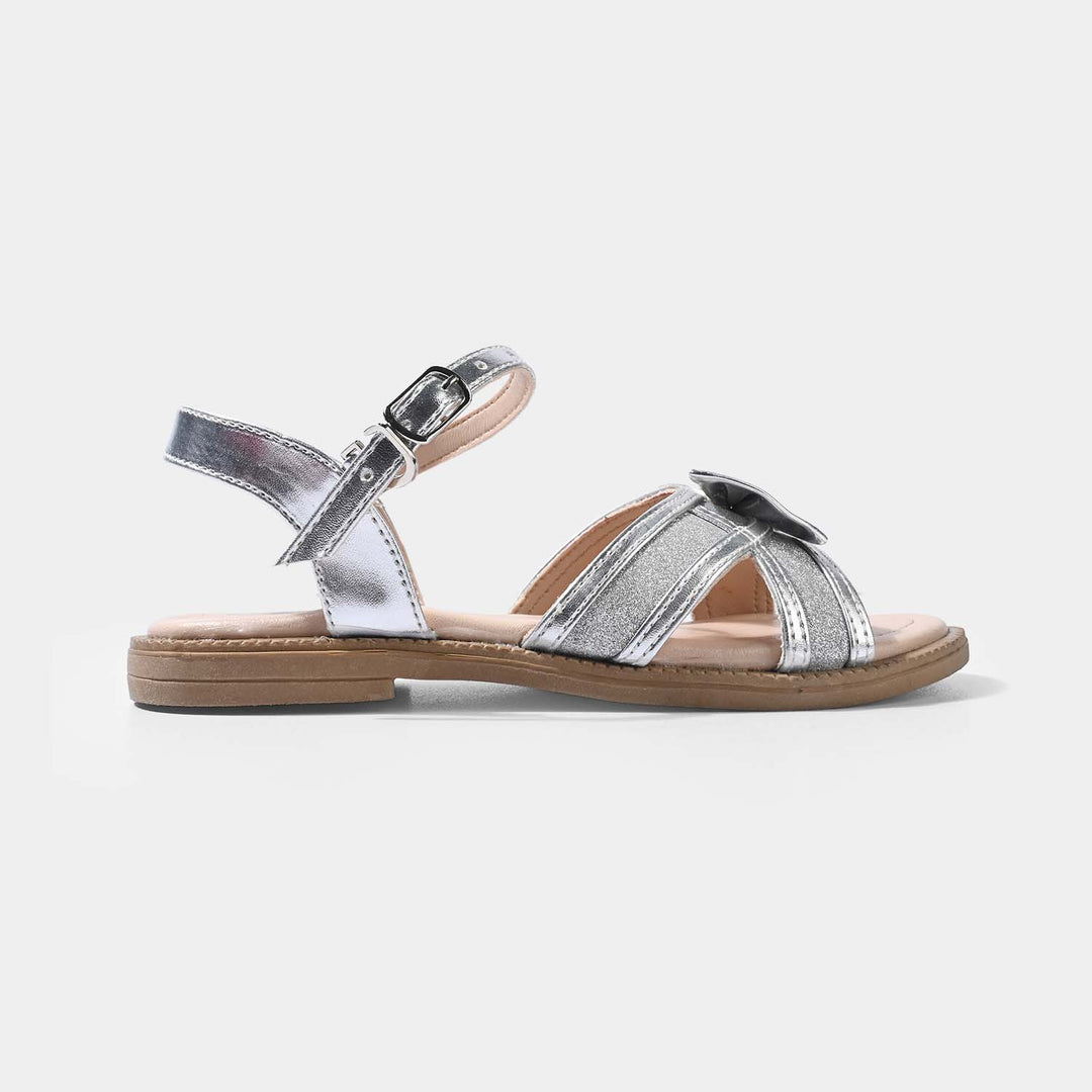 Girls Sandal 456-120-SILVER