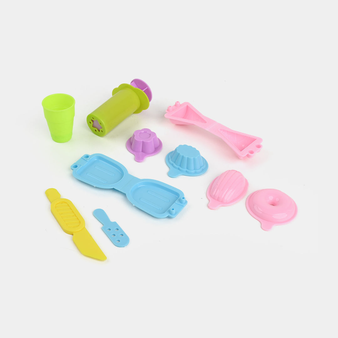 Colorful Ice Cream Clay Play Set For Kids