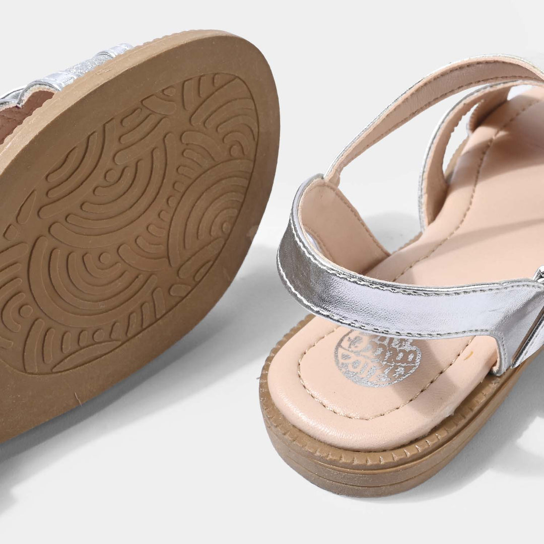 Girls Sandal 456-120-SILVER