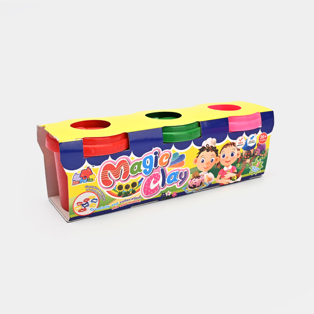 Magic Color Clay Set 3Pcs for Kids