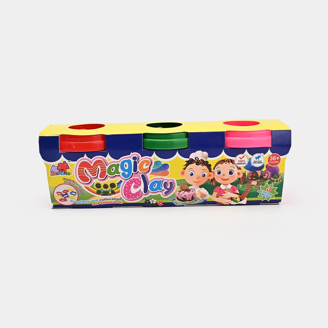 Magic Color Clay Set 3Pcs for Kids