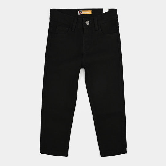 Boys Denim Stretch Pant Basic - BLACK