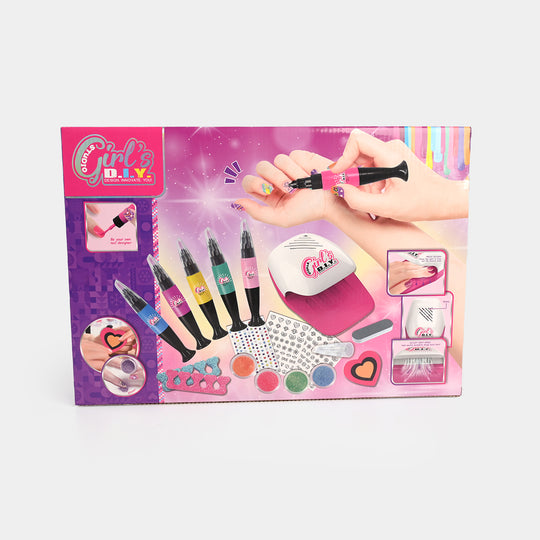 Kids Nail Art Salon Kit – With Nail Dryer