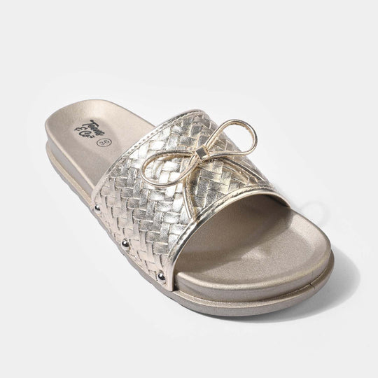 Teens Girls Slide 11-112-GOLDEN