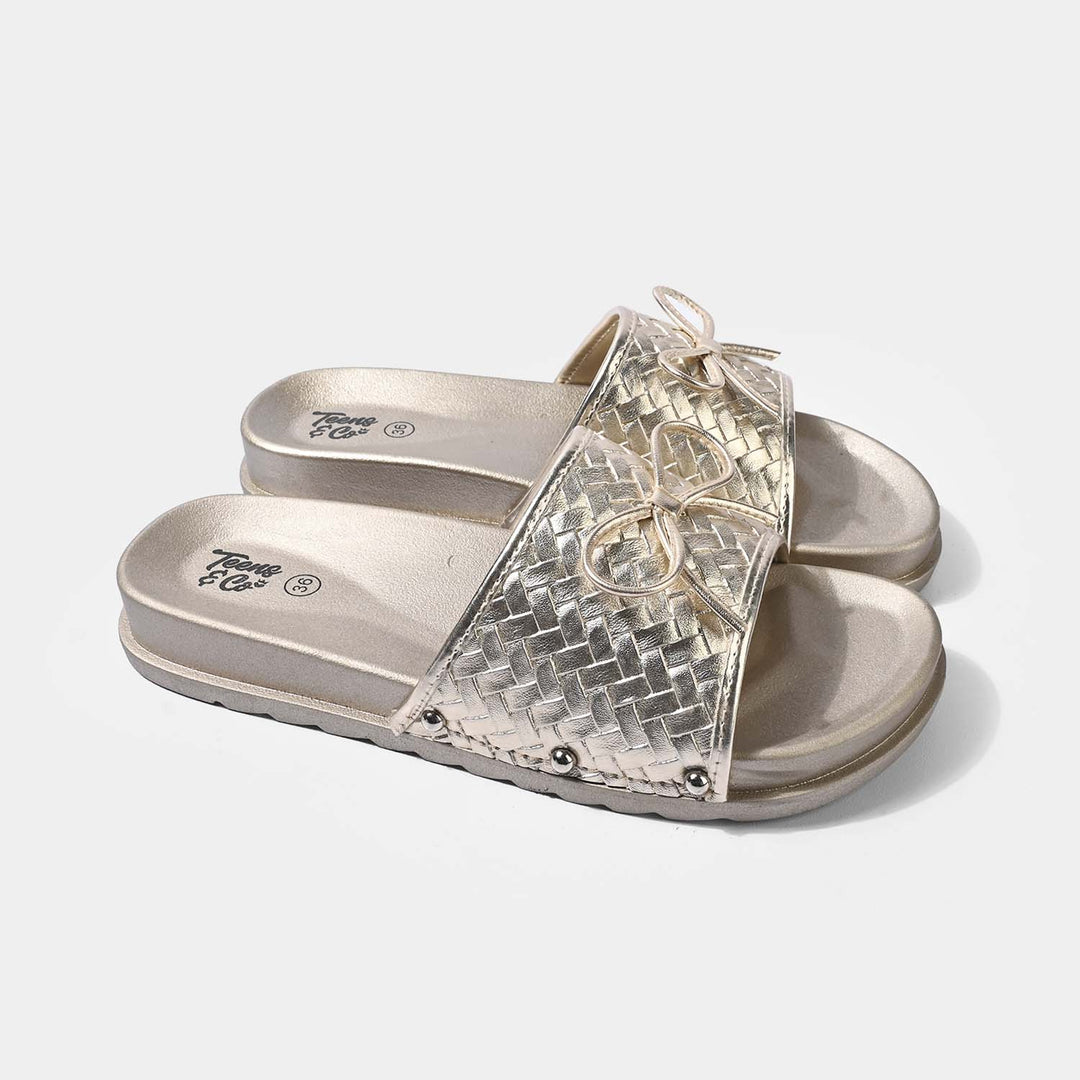 Teens Girls Slide 11-112-GOLDEN