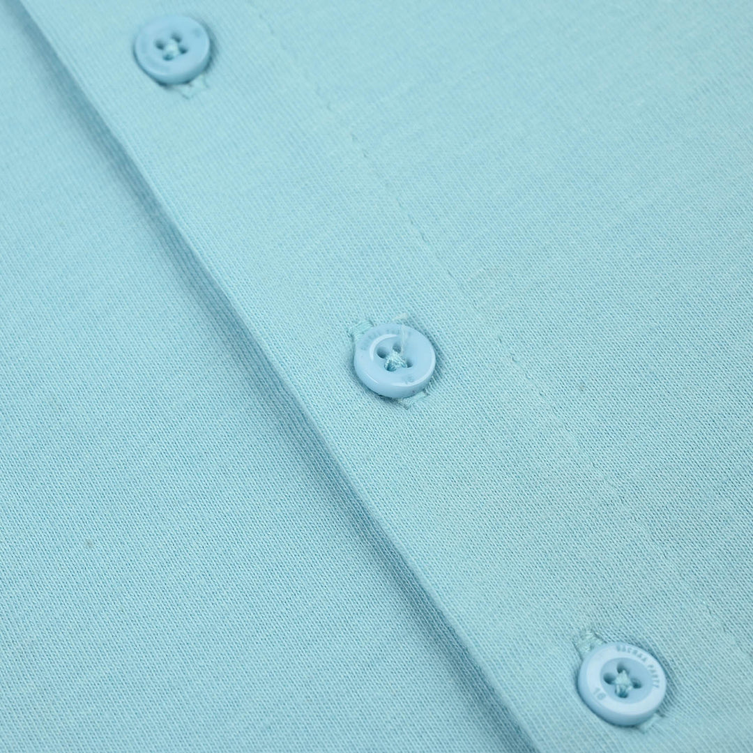 Boys Cotton Jersey Knitted Shirt (Sun Fun) - Blue