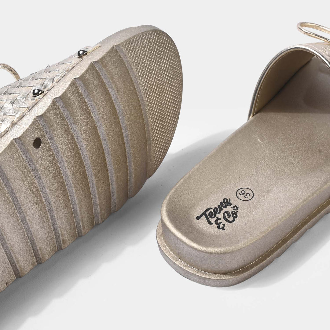 Teens Girls Slide 11-112-GOLDEN