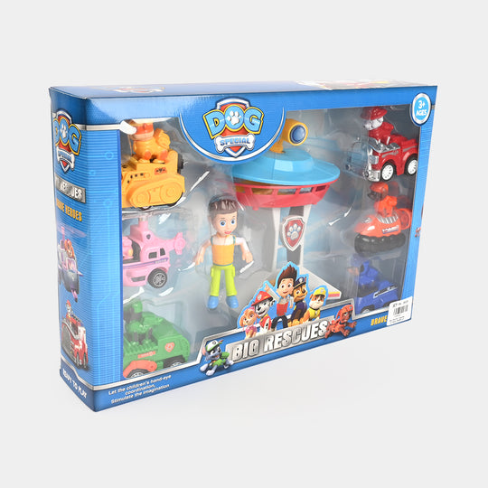 Rescue Vehicle & Station Tower Set