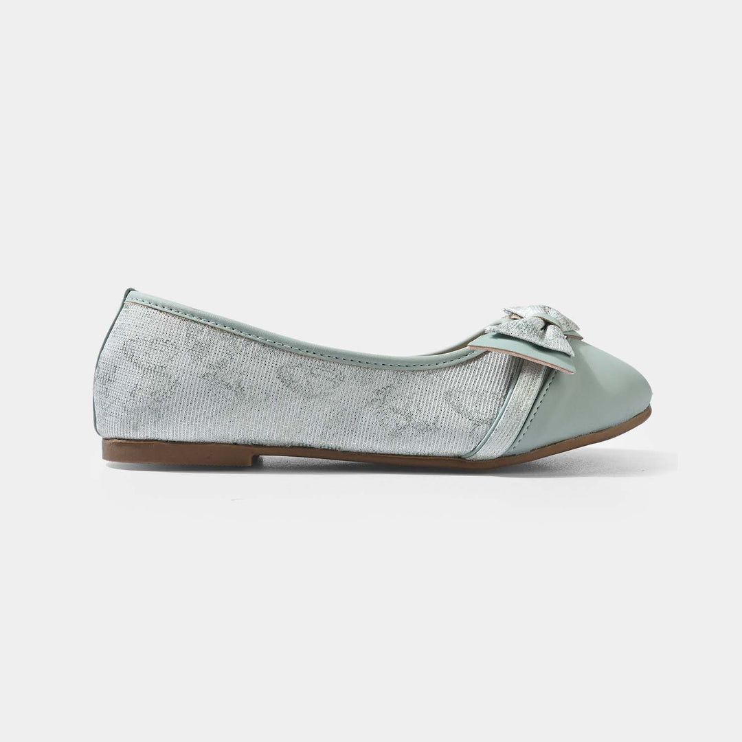 Girls Pumps 11-121-Sea Green
