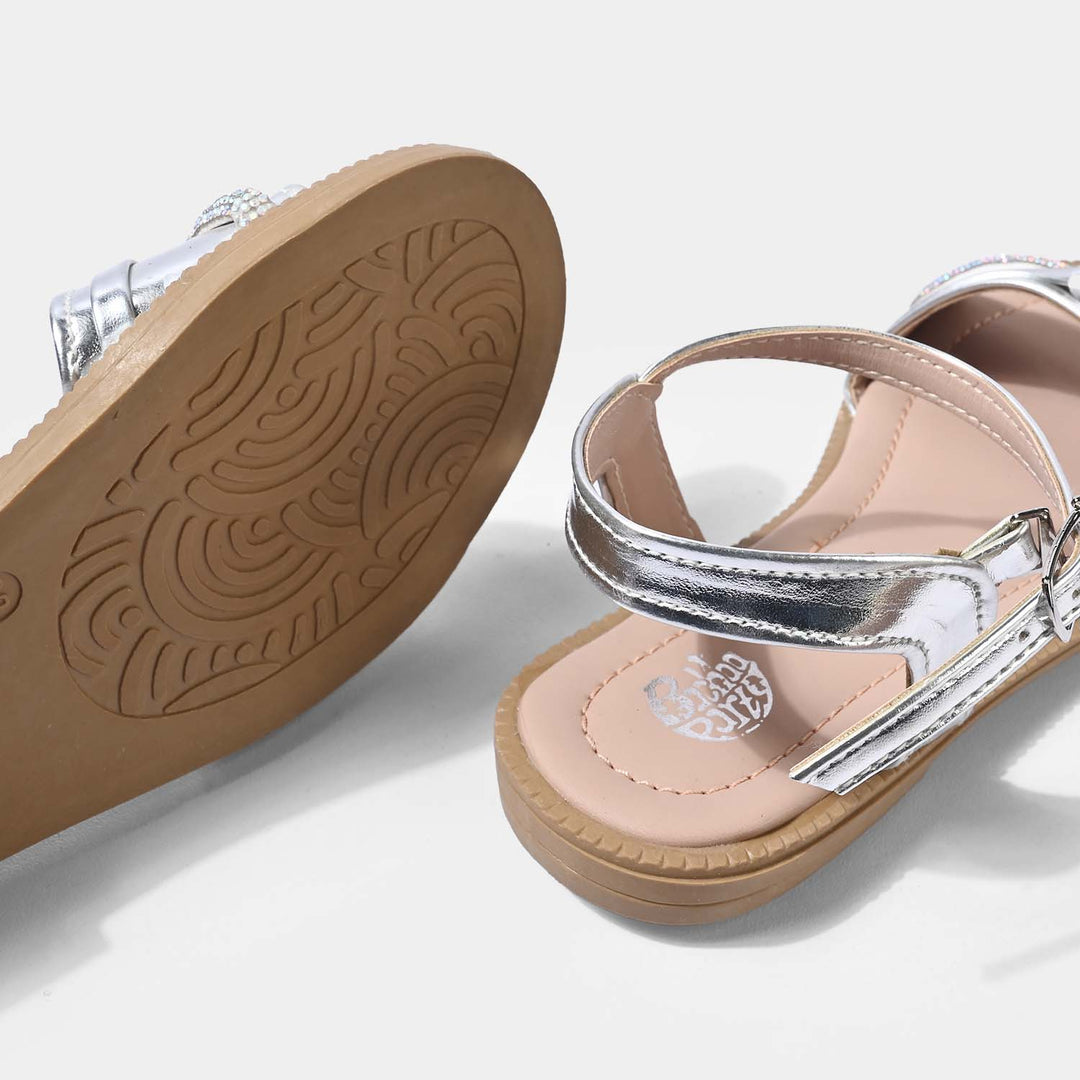 Girls Sandal AS-005-SILVER