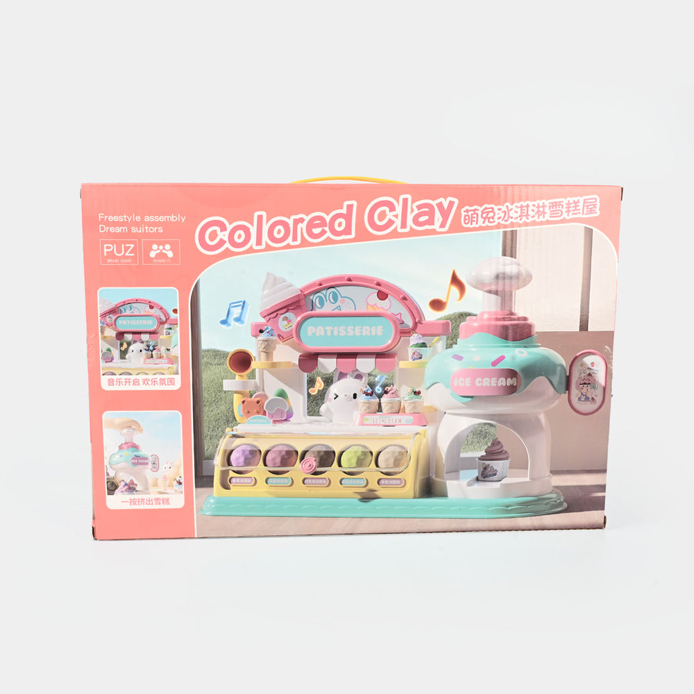Color Clay Set with Light & Music