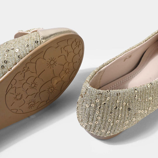 Girls Pumps ZP-100-GOLDEN