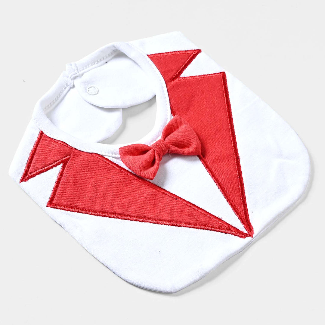 Bibs Red Coat-White