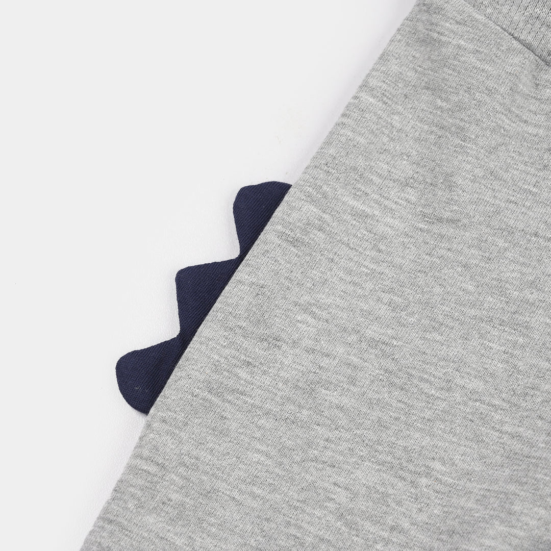 Infant Boys Jersey Terry Pajama (Roar Some) - Grey