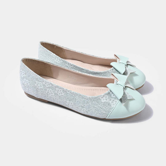 Girls Pumps ZP-099-Sea.Green