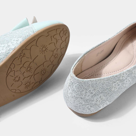 Girls Pumps ZP-099-Sea.Green