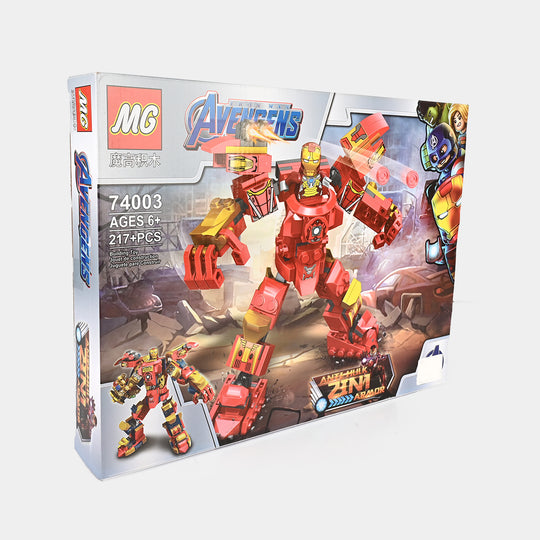 My World Superhero Armor Building Blocks Set