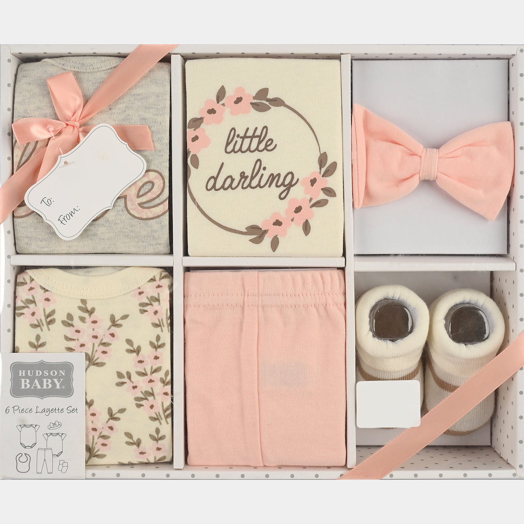 Newborn Clothing Starter Set (Pack of 6) - Peach