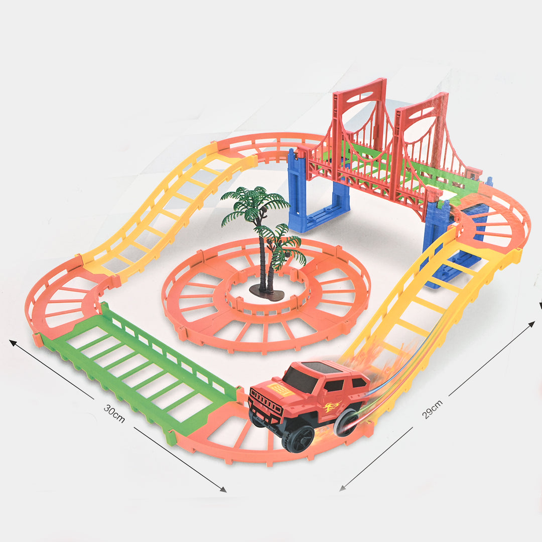 Electric Toy Car Race Track Set