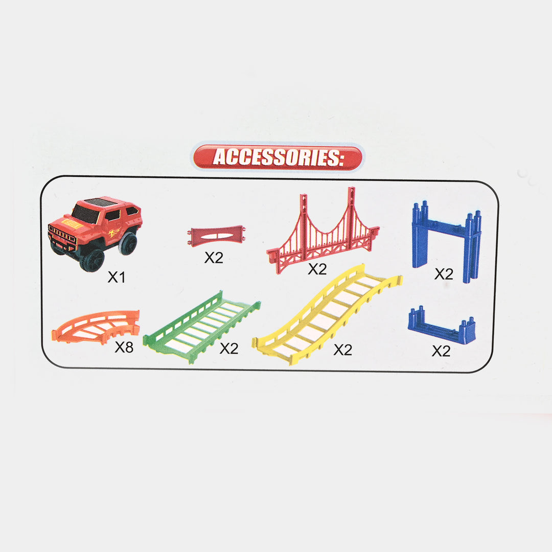 Electric Toy Car Race Track Set