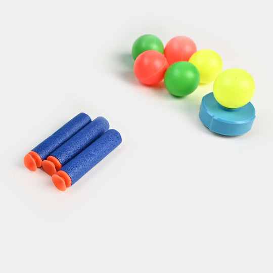 Ball & Soft Dart Target Launcher For Kids