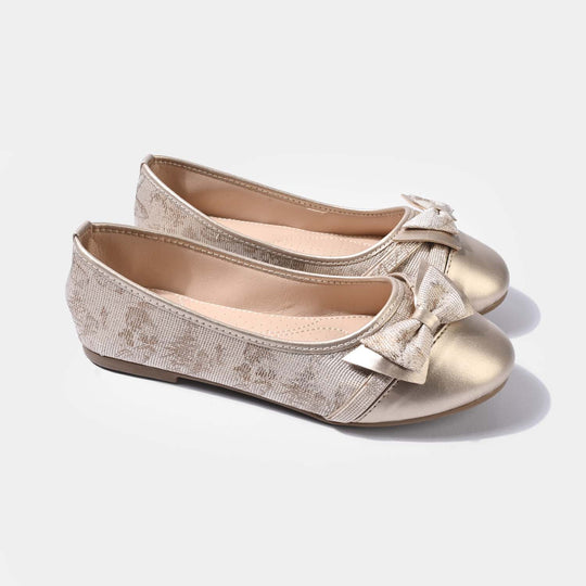 Girls Pumps 11-121-BEIGE