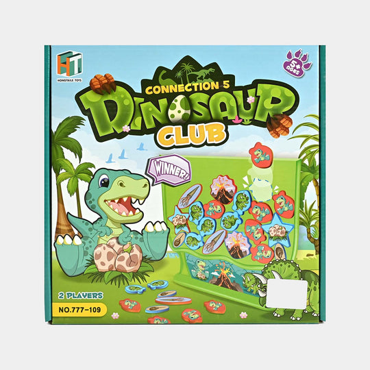 Connecting 5 Dinosaur Club Play Game For Kids