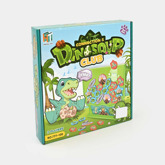 Connecting 5 Dinosaur Club Play Game For Kids