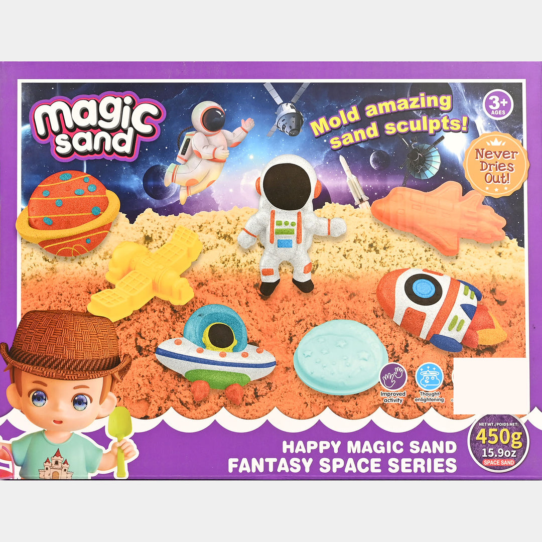 Kids Funny Space Sand Pretend Colored Clay