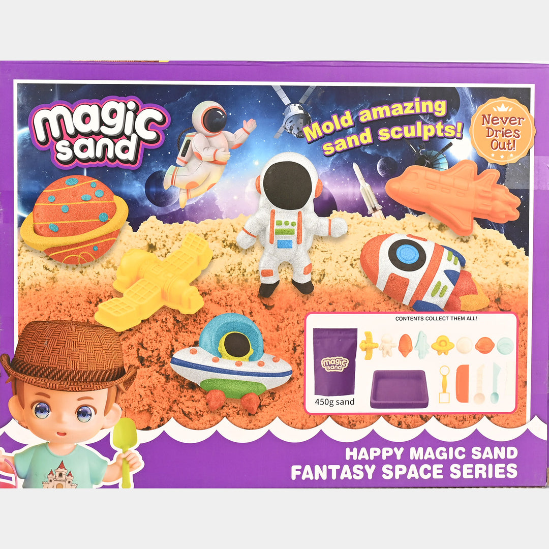 Kids Funny Space Sand Pretend Colored Clay