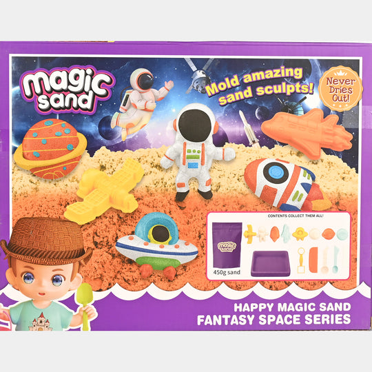 Kids Funny Space Sand Pretend Colored Clay