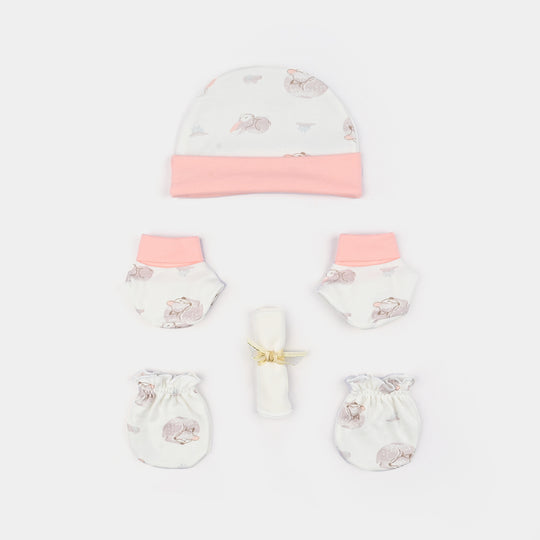 Infant Girls Cotton Gift Set | 5Pcs